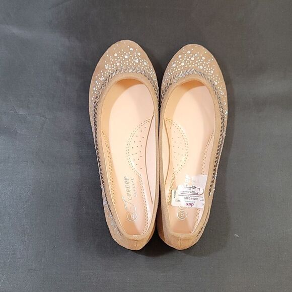 FAUX SUEDE COMFORT WOMEN SHOES FLAT - Picture 7 of 14